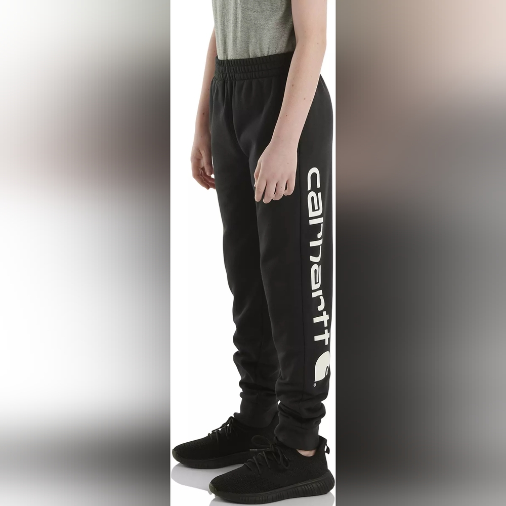 Carhartt Boys' Fleece Logo Sweatpants